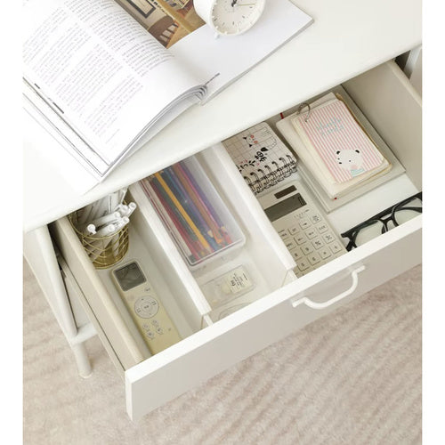 Bijeli Organizator za Ladice od Bambusa, Podesivi, 42-56 x 6 x 1.5 cm, 4 Komada