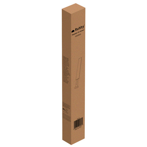 Bijeli Organizator za Ladice od Bambusa, Podesivi, 42-56 x 6 x 1.5 cm, 4 Komada