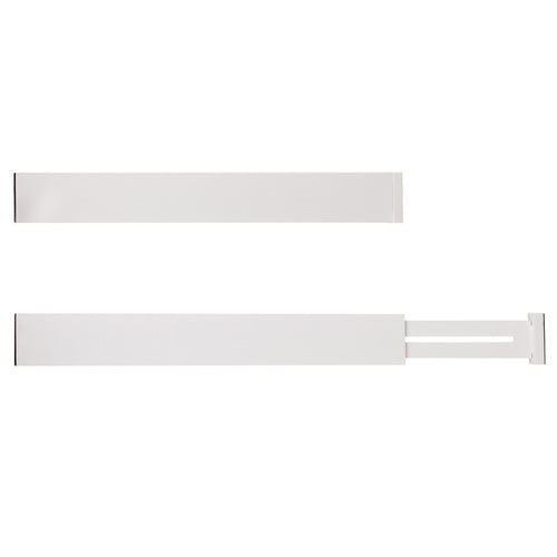 Bijeli Organizator za Ladice od Bambusa, Podesivi, 42-56 x 6 x 1.5 cm, 4 Komada