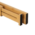 Podesivi Organizator Za Ladice od Bambusa 42-56 x 6 x 1.5 cm, 4 Komada