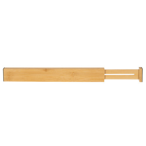 Podesivi Organizator Za Ladice od Bambusa 42-56 x 6 x 1.5 cm, 4 Komada