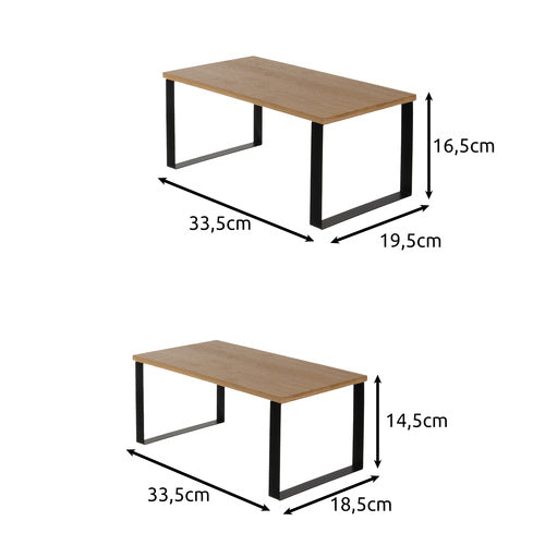 Bambuska Kuhinjska Polica - 2 Komada
