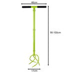 Ručno Kultivator Za Tlo S Podesivom Visinom 90–100 cm Zelene Boje