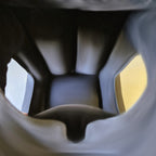 Putni Jastuk na Napuhavanje 50 x 35 x 25 cm Crni