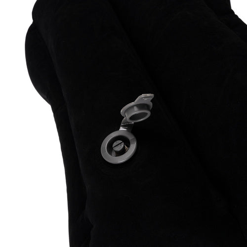 Putni Jastuk na Napuhavanje 50 x 35 x 25 cm Crni