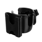 2u1 Držač Za Bočicu i Telefon Za Kolica, Crni, 18 x 9.2 x 9.4 cm