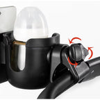 2u1 Držač Za Bočicu i Telefon Za Kolica, Crni, 18 x 9.2 x 9.4 cm