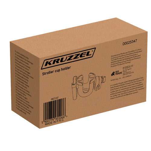 2u1 Držač Za Bočicu i Telefon Za Kolica, Crni, 18 x 9.2 x 9.4 cm