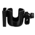 2u1 Držač Za Bočicu i Telefon Za Kolica, Crni, 18 x 9.2 x 9.4 cm