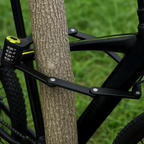 Preklopni Lokot za Bicikl s Kombinacijom, Crni, 45 x 8 cm