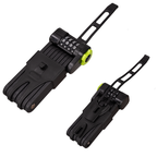 Preklopni Lokot za Bicikl s Kombinacijom, Crni, 45 x 8 cm