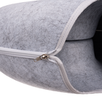 Okrugli Tunel Krevet za Mačke i Fretke 51 x 20 cm Sivi