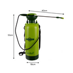 Ručno Tlačni Prskalica za Vrt 8L Zelena s Lancem 40 cm i Crijevo 100 cm