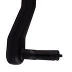 Lijevo Biciklističko Ogledalo 19 x 7 cm Crno, Podesivo i Neuništivo