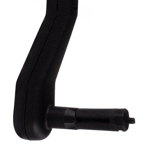 Lijevo Biciklističko Ogledalo 19 x 7 cm Crno, Podesivo i Neuništivo