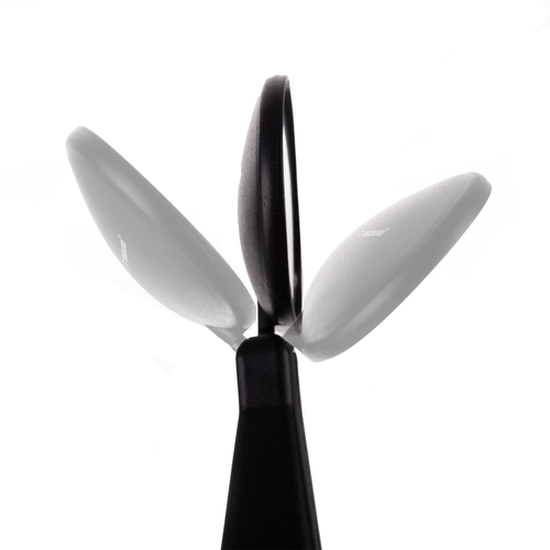 Lijevo Biciklističko Ogledalo 19 x 7 cm Crno, Podesivo i Neuništivo