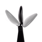 Lijevo Biciklističko Ogledalo 19 x 7 cm Crno, Podesivo i Neuništivo