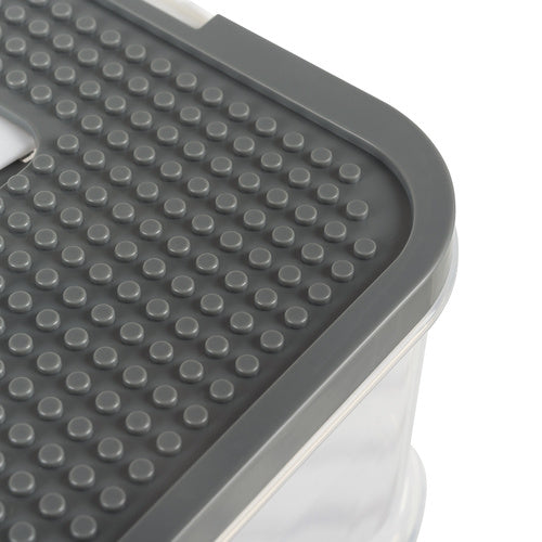 Organizator za Kocke s 3 Razine, 22l, Prozirni, 22.5 x 30.5 x 32.4 cm