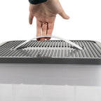 Organizator za Kocke s 3 Razine, 22l, Prozirni, 22.5 x 30.5 x 32.4 cm