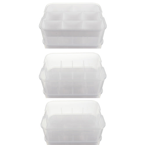 Kutija za Kocke s 2 Razine, Prozirna