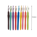 Set za Kukičanje 58 Dijelova u Kutiji 23 x 19 x 8 cm, Višebojni