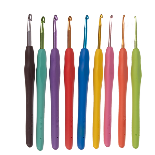 Set za Kukičanje 58 Dijelova u Kutiji 23 x 19 x 8 cm, Višebojni