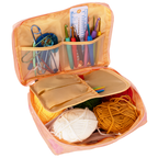 Set za Kukičanje 58 Dijelova u Kutiji 23 x 19 x 8 cm, Višebojni