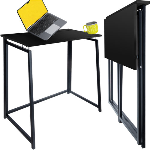 Crni Sklopivi Drveni Stol 80 x 75 x 40 cm