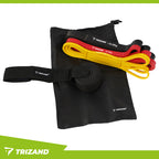 Set Elastičnih Traka za Vježbanje 3 Komada s Kukom i Planom Treninga