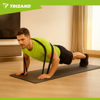 Set Elastičnih Traka za Vježbanje 3 Komada s Kukom i Planom Treninga