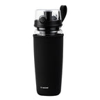 Sportska Boca za Vodu s Voćnim Umetkom 1L, Prozirna/Crna, 25 x 8 cm