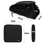 Vodootporne Biciklističke Torbe s Termo Središnjom Torbom 16 L, Set od 3, Crne