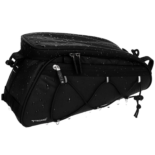 Vodootporne Biciklističke Torbe s Termo Središnjom Torbom 16 L, Set od 3, Crne