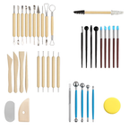 Set Alata za Modeliranje i Sculpiranje u Glini XXL, 40 Komada, Višebojni