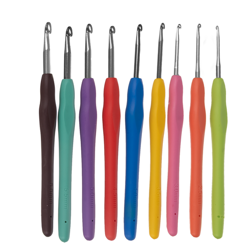 Set za Kukičanje 113 Dijelova s Torbom, Višebojni, 29 x 39 cm