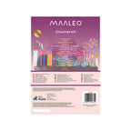 Set za Kukičanje 113 Dijelova s Torbom, Višebojni, 29 x 39 cm