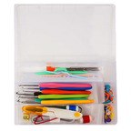 Set za Kukičanje 113 Dijelova s Torbom, Višebojni, 29 x 39 cm