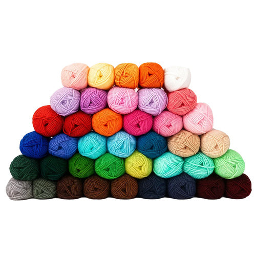 Set za Kukičanje 113 Dijelova s Torbom, Višebojni, 29 x 39 cm