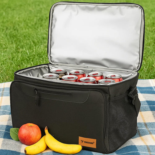 Termo Torba 30L Crna s Podesivim Remenom