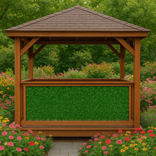 Umjetna Živica za Balkon 5x0,5 m Zelena