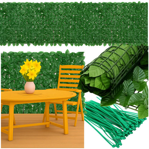 Umjetna Živica za Balkon 5x0,5 m Zelena