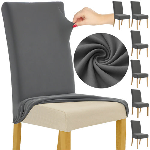 Navlake za Stolice - 6 Kom - Tamnosive