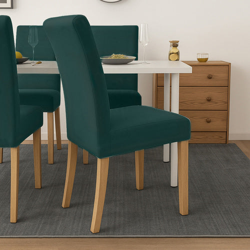Set Navlaka za Stolice 6 Komada, 65x40x35 cm, Tamnozelene, Elastične
