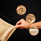 Bež Navlaka za Kutnu Sofu od Baršuna 145-185 cm