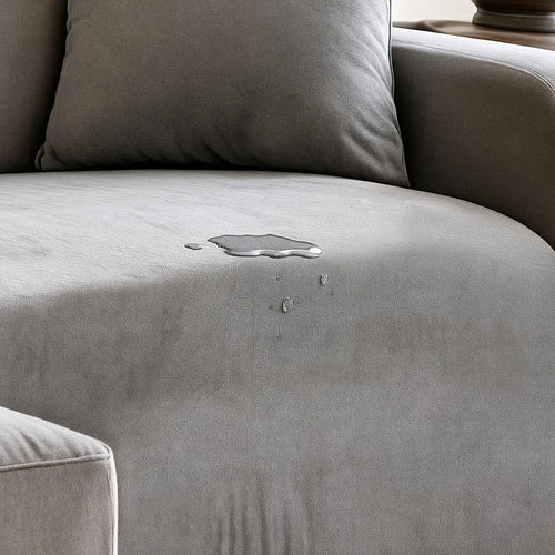 Navlaka za Kutnu Sofu 145-185 cm Tamno Siva Baršunasta
