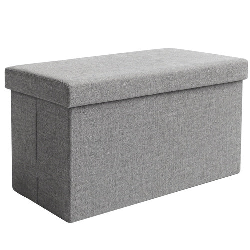 Sivi Tabure od Tkanine 60x30x30 cm