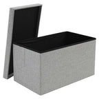 Sivi Tabure od Tkanine 60x30x30 cm