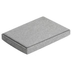 Sivi Tabure od Tkanine 60x30x30 cm