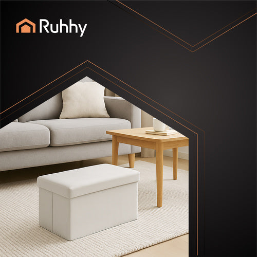 Sklopivi Sivi Baršunasti Tabure s Pretincem 60x30x30 cm