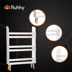 Bijela Dječja Polica za Igračke i Knjige s 3 Police 95 x 15 x 50 cm